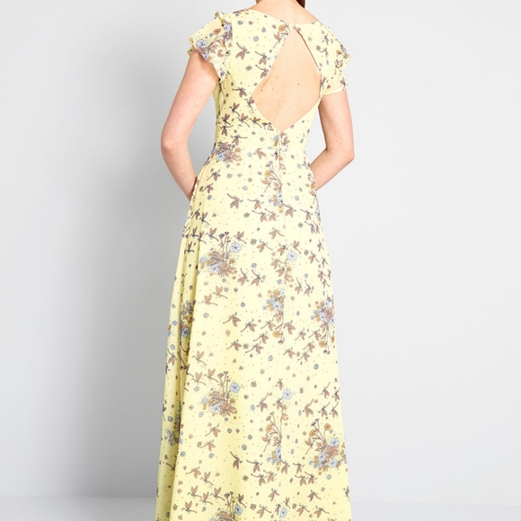 Modcloth Spring Dragonfly Maxi Dress - Picture 2 of 9